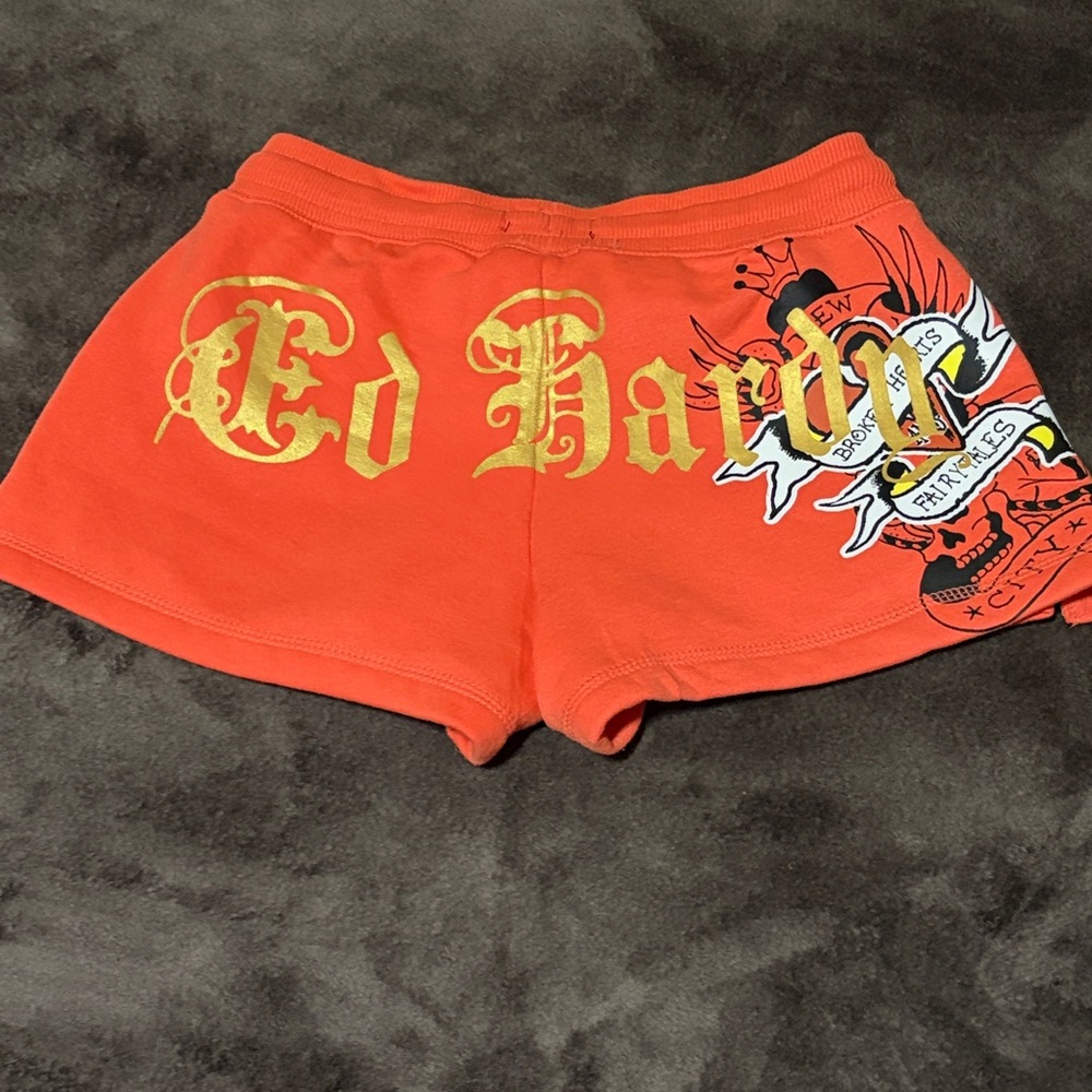 Ed Hardy heart tattoo shorts